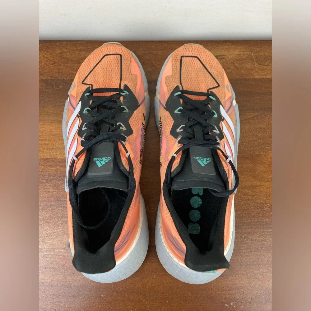 Adidas X9000L4 #FY1209 Orange Black Grey Color Size 8.5 Men’s Sneakers - Picture 12 of 13